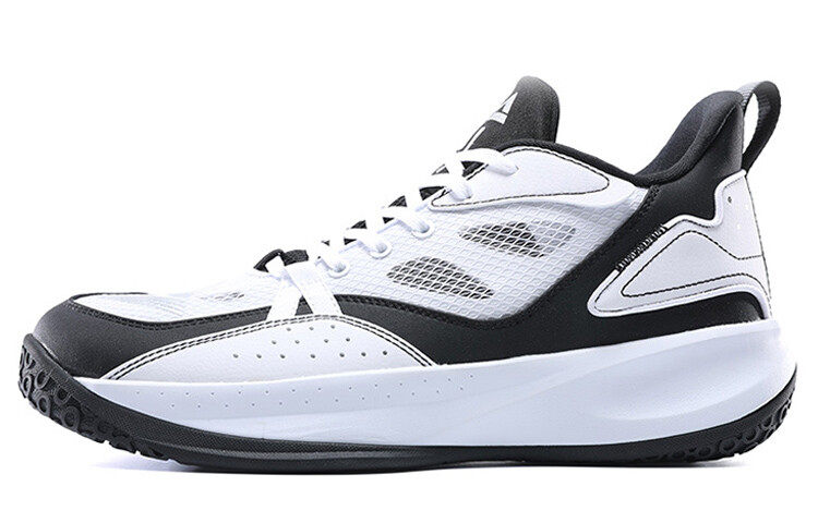 Баскетбольные кроссовки мужские среднего размера белые/черные Peak 
Баскетбольные кроссовки мужские среднего размера белые/черные Peak