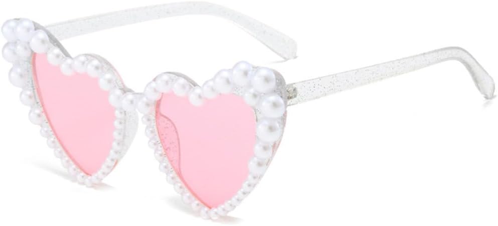 Летние модные солнцезащитные очки в форме сердца с жемчугом для женщин, с крупной оправой, стильные, повседневные, милые, с защитой от УФ-излучения UV400 TYUVIVO, Clear Pink
Летние модные солнцезащитные очки в форме сердца с жемчугом для женщин, с крупной оправой, стильные, повседневные, милые, с защитой от УФ-излучения UV400 TYUVIVO, Clear Pink