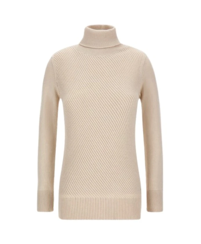 Свитер с высоким воротником и капюшоном Woolrich, бежевый
Свитер с высоким воротником и капюшоном Woolrich, бежевый