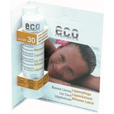 Бальзам для губ SPF 30, 4г Eco Cosmetics
Бальзам для губ SPF 30, 4г Eco Cosmetics