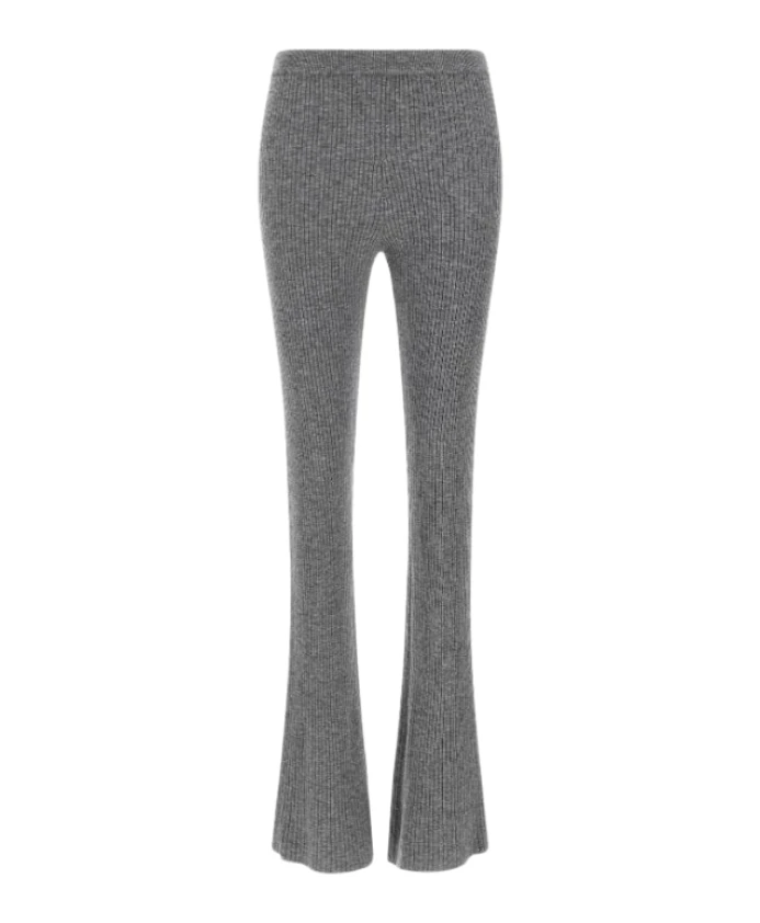 Серые трикотажные брюки в рубчик, украшенные кристаллами Pinko, серый
Серые трикотажные брюки в рубчик, украшенные кристаллами Pinko, серый