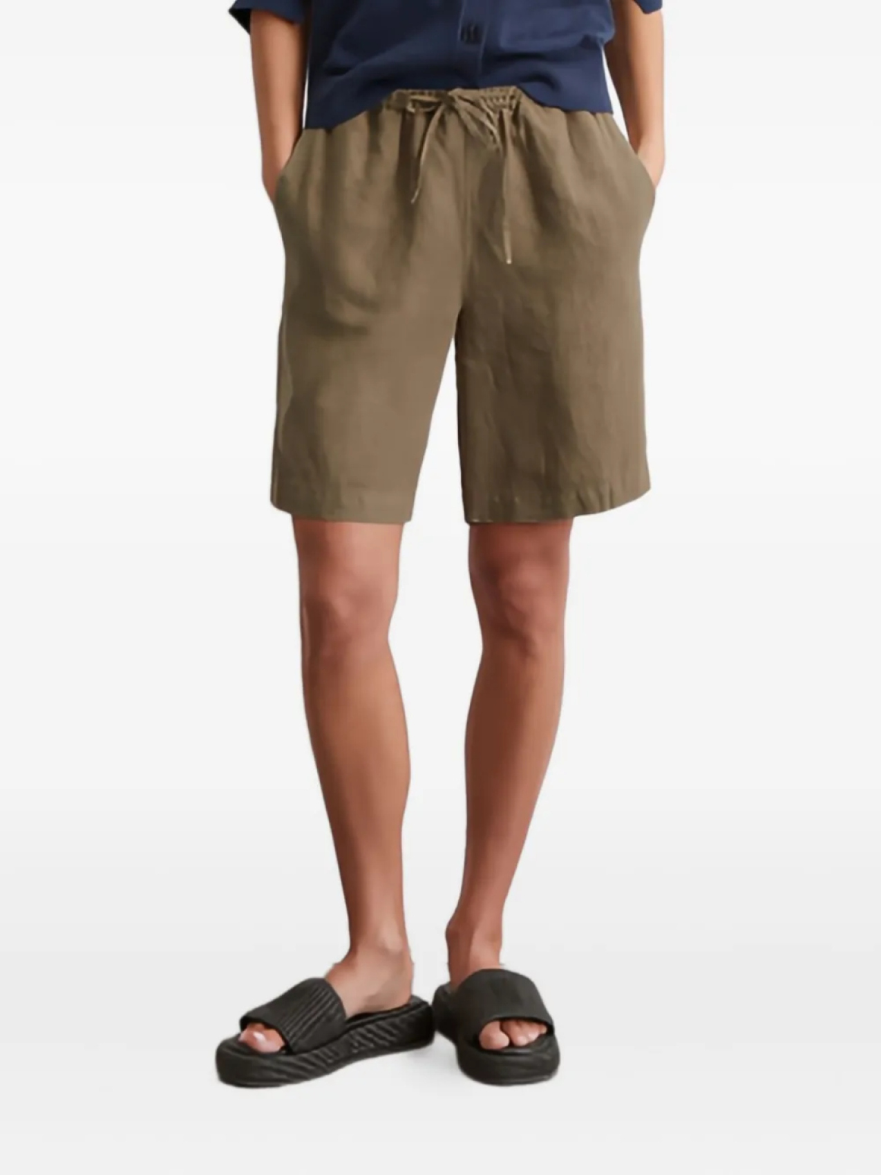 Льняные шорты с завязками на талии Marc O'Polo, коричневый
Льняные шорты с завязками на талии Marc O'Polo, коричневый