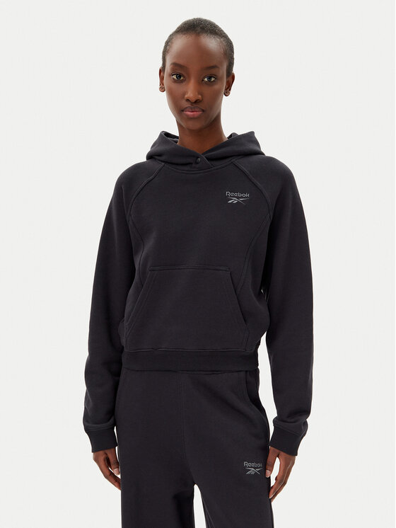 Толстовка обычного кроя Icon Elements 100214101 Reebok, черный 
Толстовка обычного кроя Icon Elements 100214101 Reebok, черный