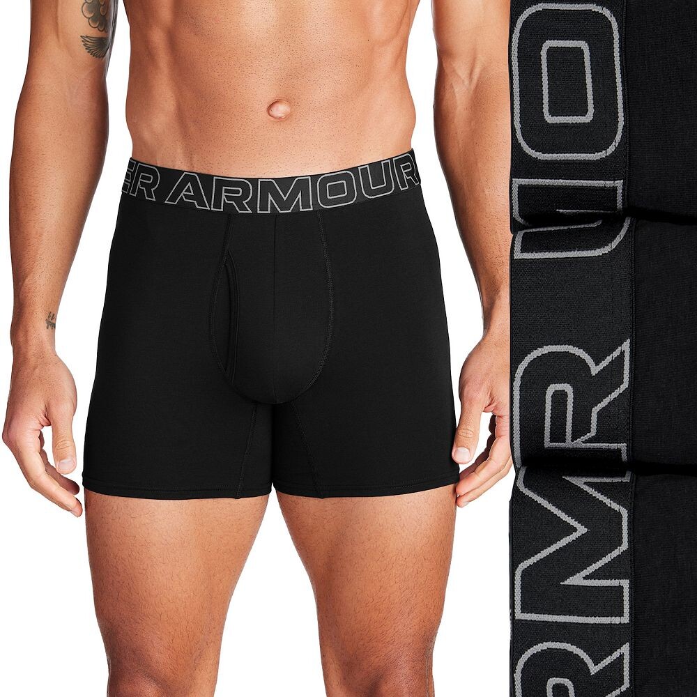 Мужские трусы-боксеры Under Armour из трех комплектов Performance из хлопка стрейч 6, черный
Мужские трусы-боксеры Under Armour из трех комплектов Performance из хлопка стрейч 6, черный