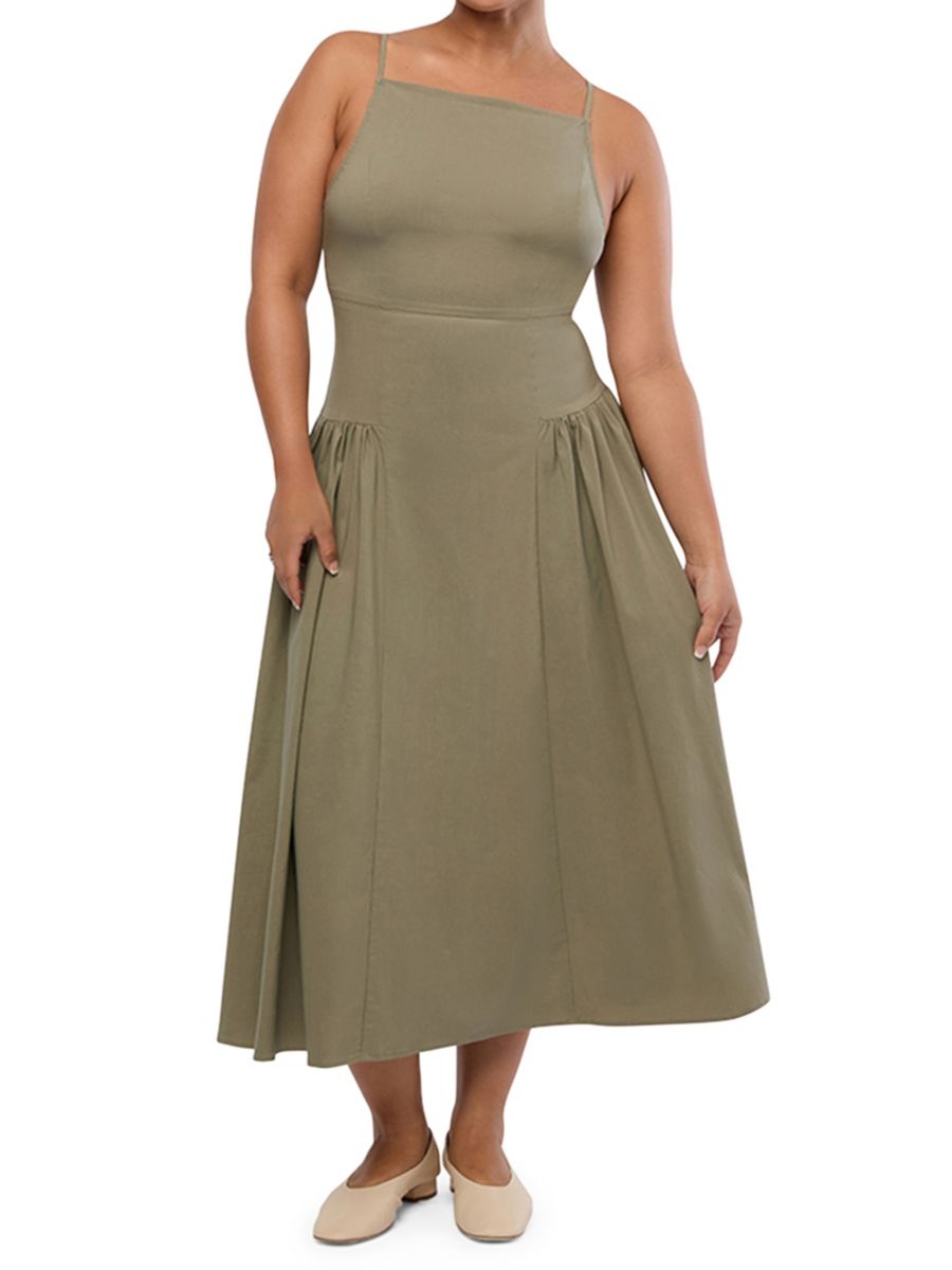 Платье миди с квадратным вырезом и заниженной талией WeWoreWhat, цвет Laurel Oak
Платье миди с квадратным вырезом и заниженной талией WeWoreWhat, цвет Laurel Oak