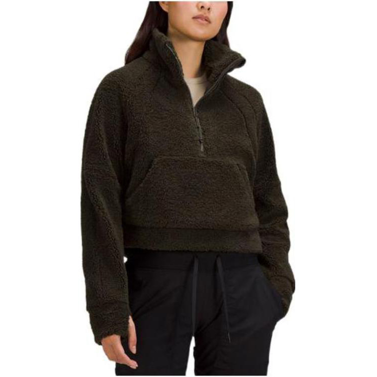 Свитшот флисовый с вышитым логотипом Scuba Lululemon, темно-оливковый
Свитшот флисовый с вышитым логотипом Scuba Lululemon, темно-оливковый