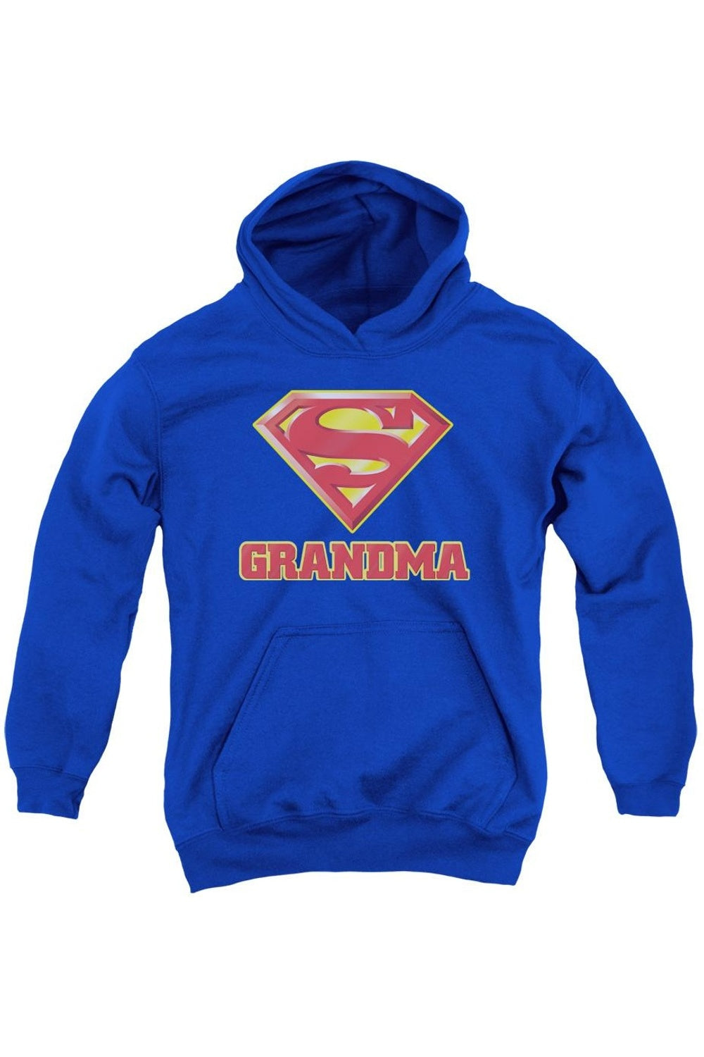 Супермен Супер Бабушка молодежная толстовка с капюшоном Gildan, синий
Супермен Супер Бабушка молодежная толстовка с капюшоном Gildan, синий