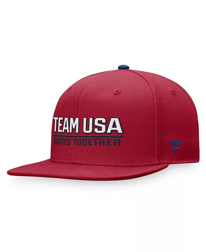 Фирменная мужская красная кепка Snapback Team USA Fanatics, красный 
Фирменная мужская красная кепка Snapback Team USA Fanatics, красный