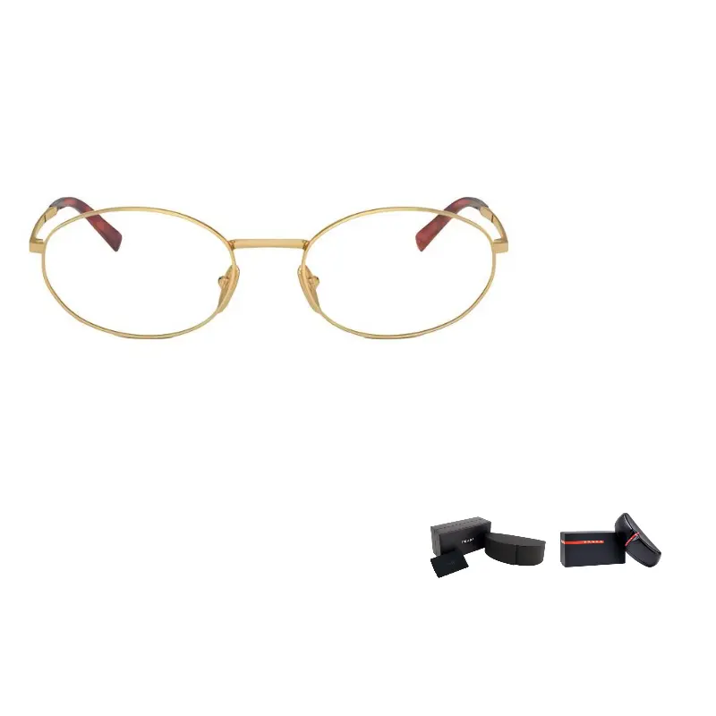 Очки в овальной оправе Prada, золото
Очки в овальной оправе Prada, золото