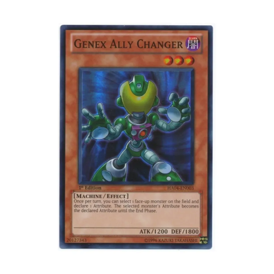 CCG Genex Ally Changer (Супер редкий), Yu-Gi-Oh - Hidden Arsenal 4 - Singles
CCG Genex Ally Changer (Супер редкий), Yu-Gi-Oh - Hidden Arsenal 4 - Singles