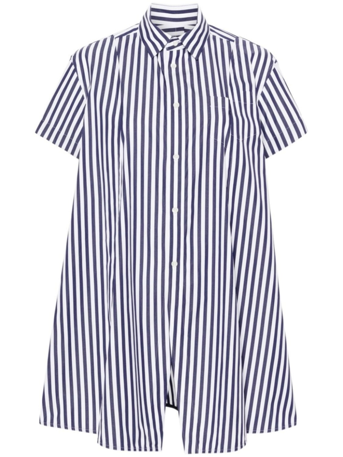 Sacai рубашка в полоску, белый
Sacai рубашка в полоску, белый