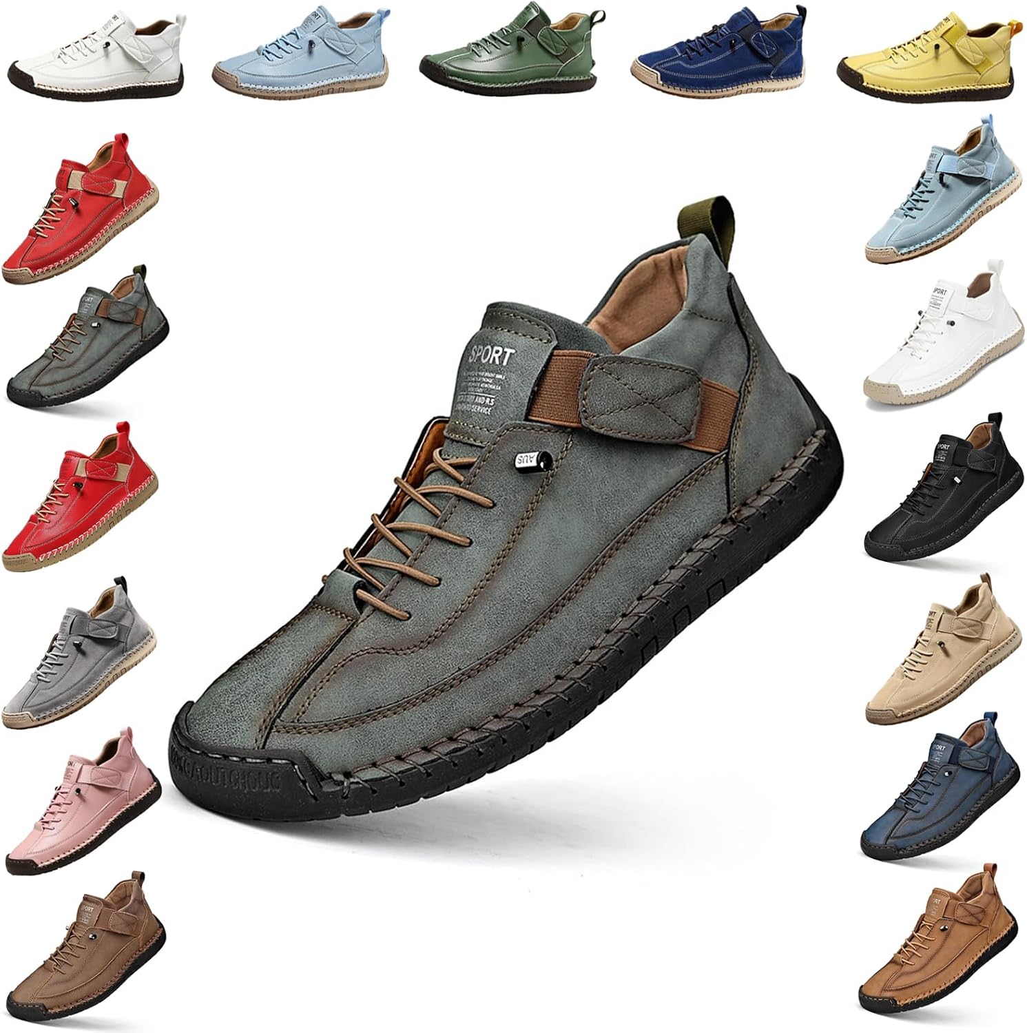 YTINGNICE Унисекс ортопедические ботинки на щиколотку, ручная работа, кожа с липучкой, поддержка свода стопы, обувь для ходьбы без шнурков, зеленый
YTINGNICE Унисекс ортопедические ботинки на щиколотку, ручная работа, кожа с липучкой, поддержка свода стопы, обувь для ходьбы без шнурков, зеленый