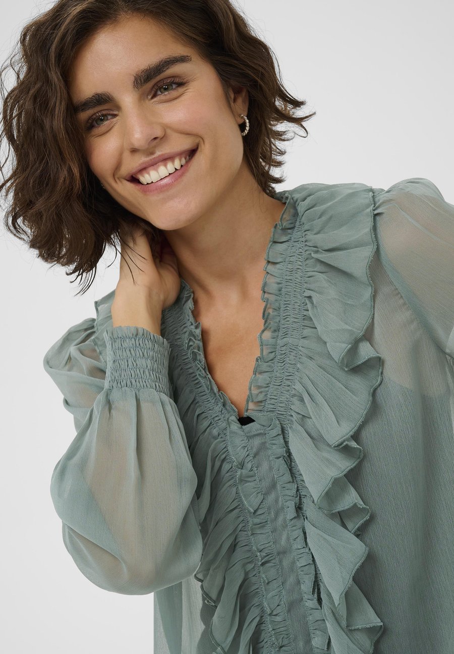 Блуза Kaffe Blouse, Balsam Green/Green
Блуза Kaffe Blouse, Balsam Green/Green