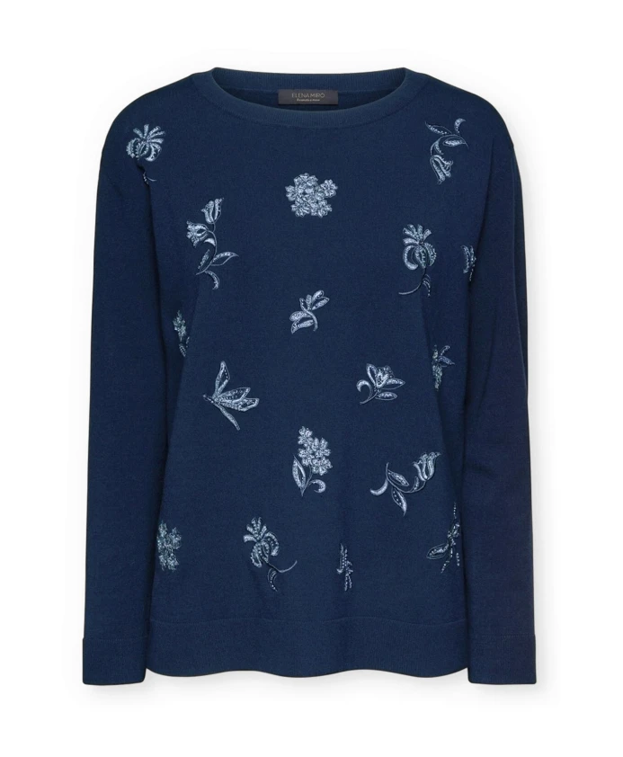 Свитер с цветочным принтом Elena Mirã², синий
Свитер с цветочным принтом Elena Mirã², синий