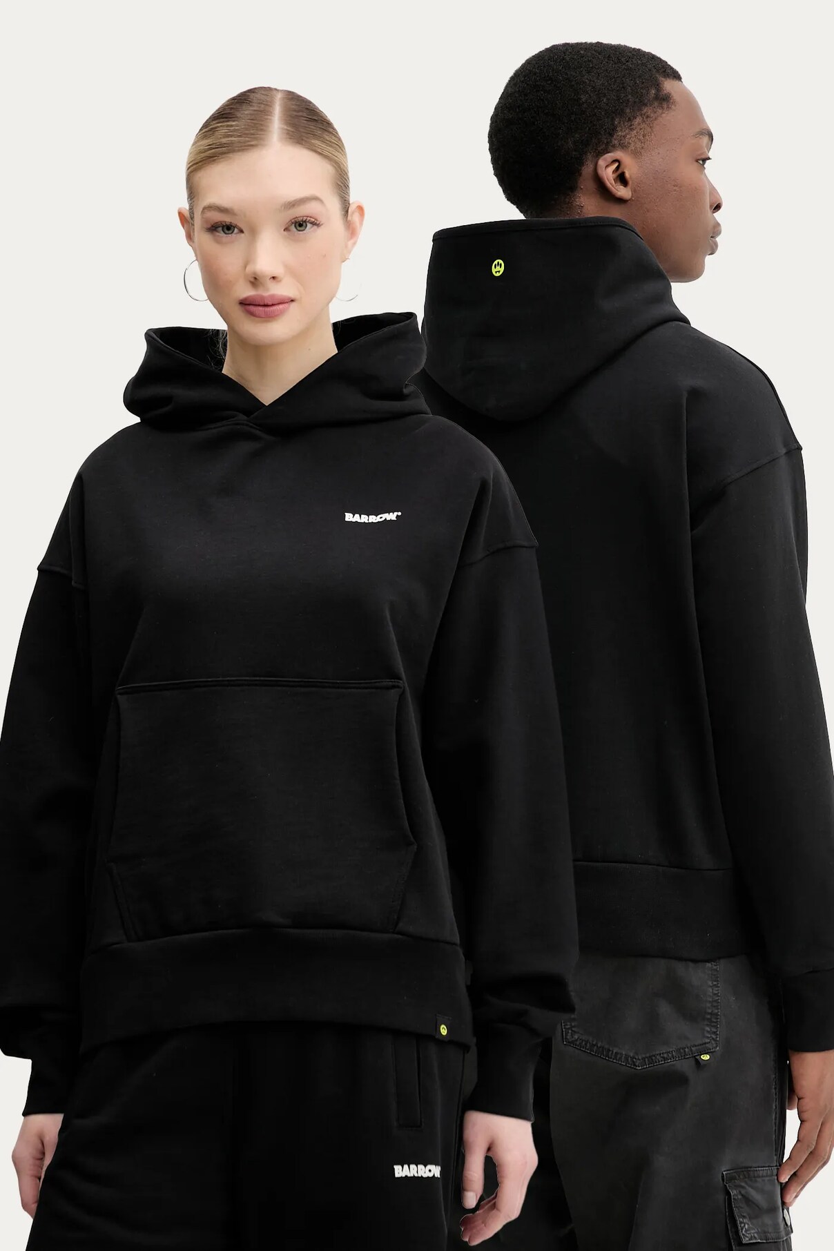 Хлопковая толстовка Barrow, черный 
Хлопковая толстовка Barrow, черный