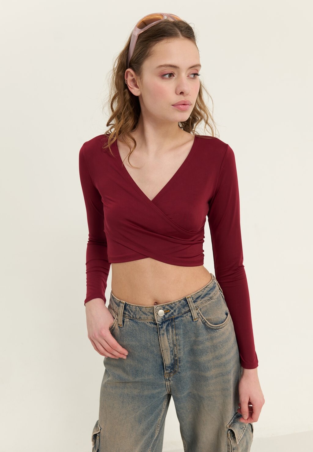 Топ с длинным рукавом Even&Odd, бордо
Топ с длинным рукавом Even&Odd, бордо