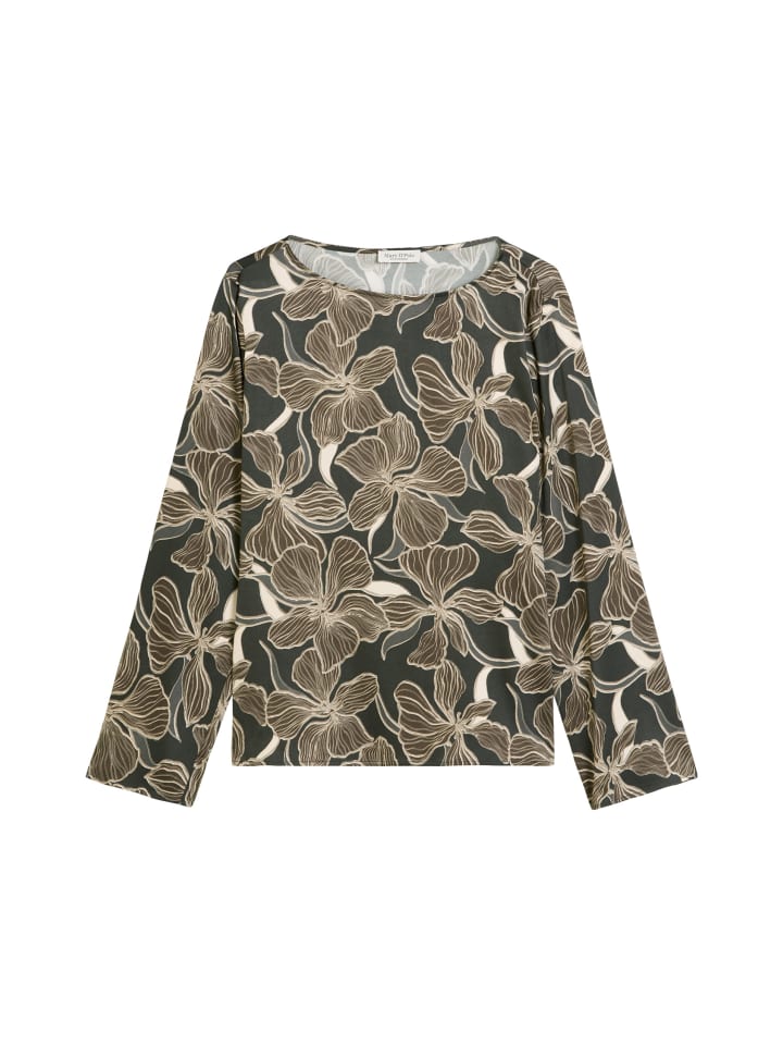 Marc O'Polo Свободная блузка с принтом, темно-коричневого цвета
Marc O'Polo Свободная блузка с принтом, темно-коричневого цвета