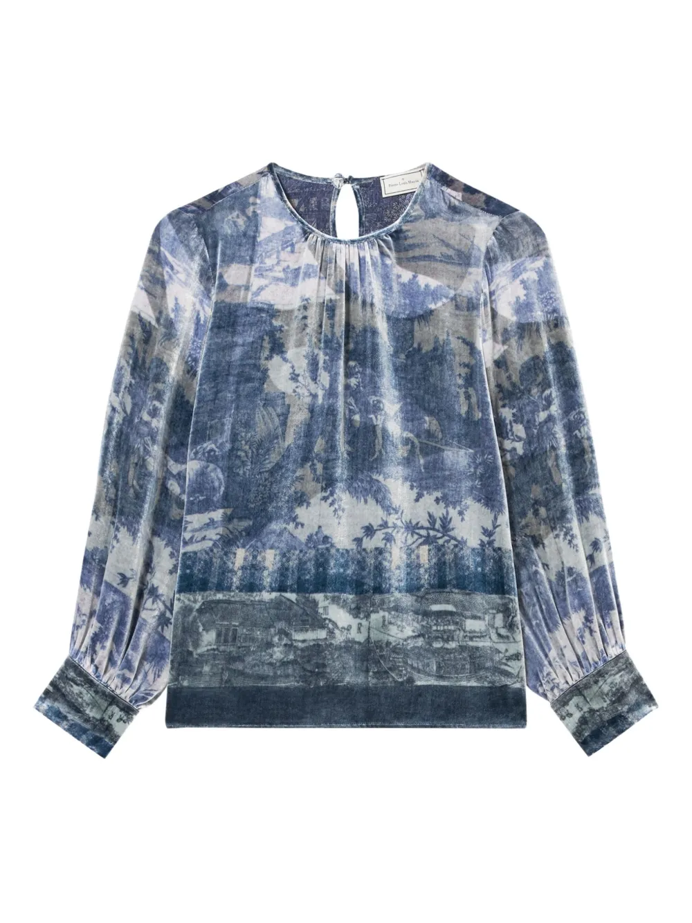 Блузка с принтом Pierre-Louis Mascia, синий
Блузка с принтом Pierre-Louis Mascia, синий