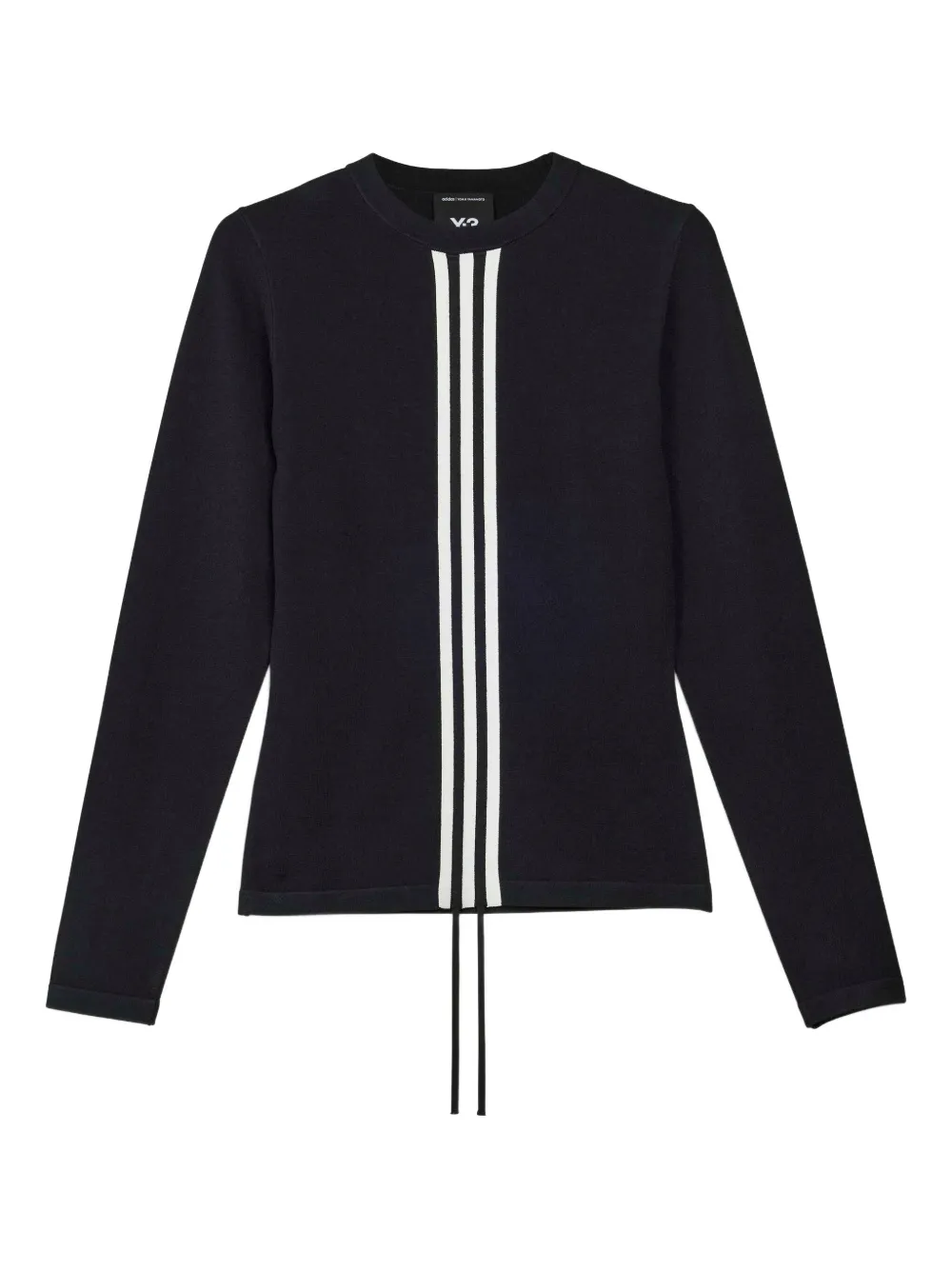 Толстовка с тремя полосками и длинными рукавами Y-3, черный 
Толстовка с тремя полосками и длинными рукавами Y-3, черный