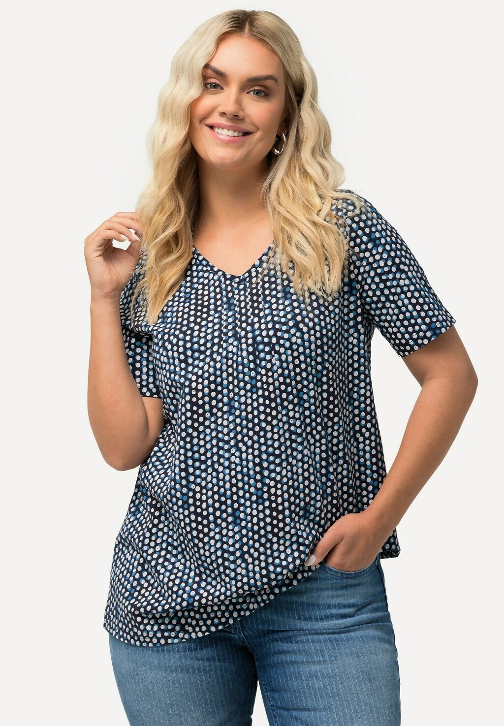 Футболка с принтом Ulla Popken, темно-синий
Футболка с принтом Ulla Popken, темно-синий