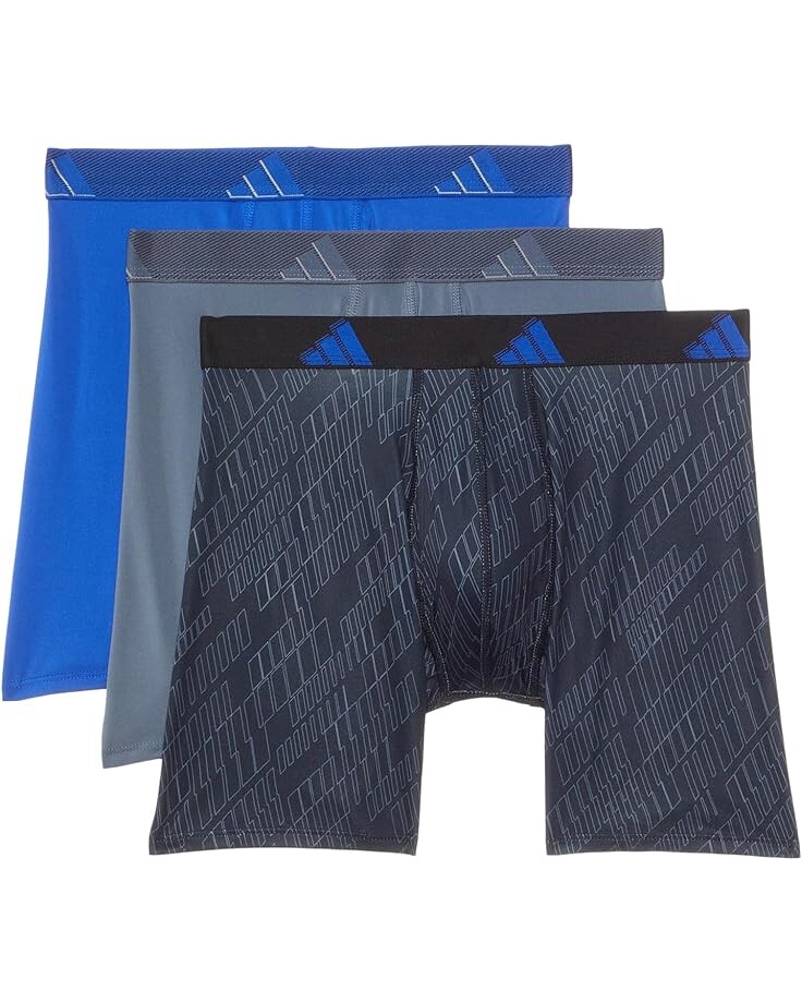 Боксеры adidas Athletic Fit Microfiber Boxer Brief Underwear 3-Pack, цвет Ghost Black Onix/Onix Grey/Semi Lucid Blue
Боксеры adidas Athletic Fit Microfiber Boxer Brief Underwear 3-Pack, цвет Ghost Black Onix/Onix Grey/Semi Lucid Blue