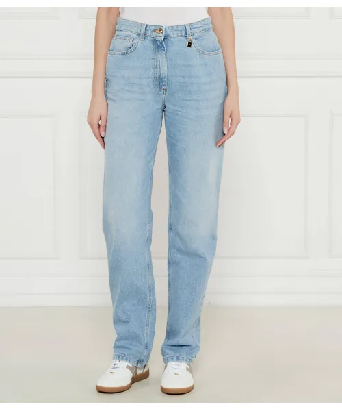 Джинсы Straight fit Elisabetta Franchi, синий
Джинсы Straight fit Elisabetta Franchi, синий