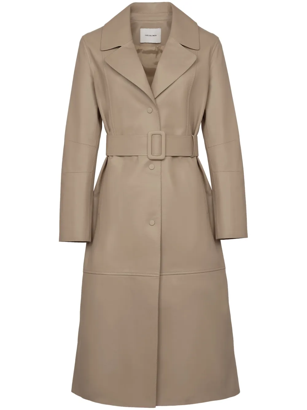 Кожаный тренч YVES SALOMON, нейтральный
Кожаный тренч YVES SALOMON, нейтральный