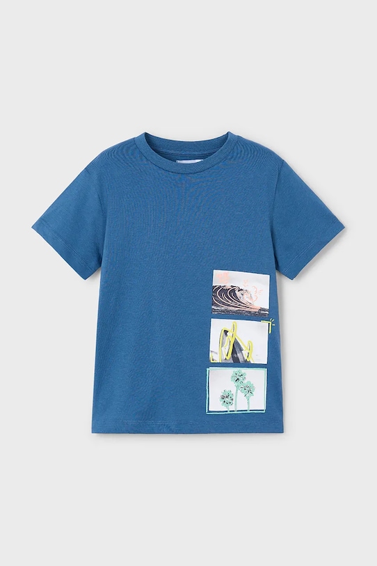 Детская хлопковая футболка Mayoral, синий
Детская хлопковая футболка Mayoral, синий