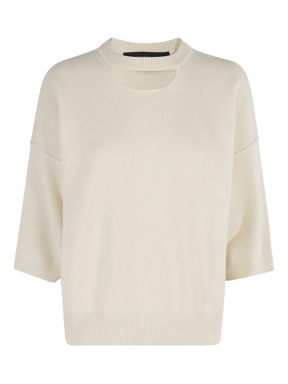 Свитер с короткими рукавами из шерсти и кашемира Federica Tosi, нейтральный
Свитер с короткими рукавами из шерсти и кашемира Federica Tosi, нейтральный