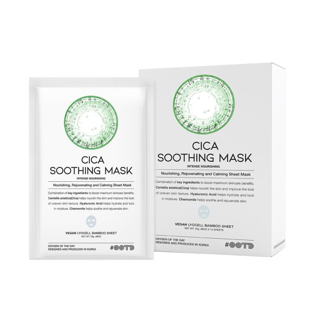 Успокаивающие маски для лица Cica (10 шт. х 25 г) Ootd
Успокаивающие маски для лица Cica (10 шт. х 25 г) Ootd