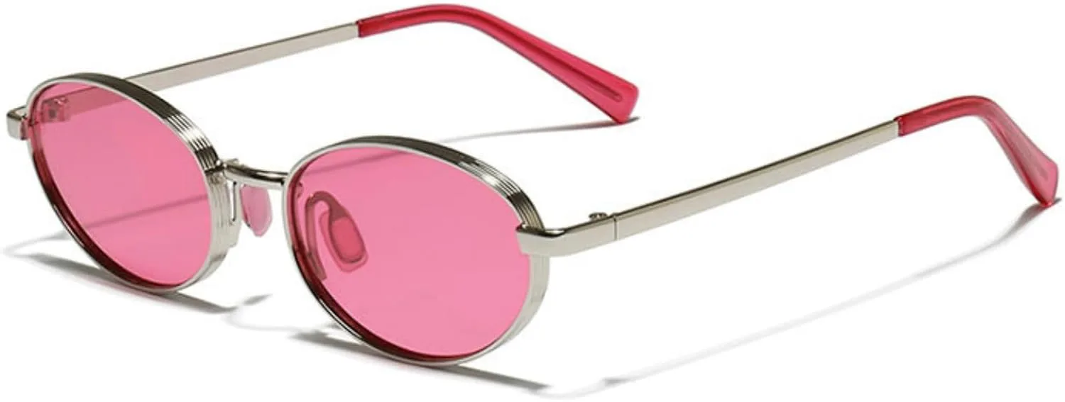 Солнцезащитные очки COTIA в стиле ретро, маленькие овальные, для женщин и мужчин, с металлической оправой, в стиле хип-хоп 90-х, декоративные очки, Pink
Солнцезащитные очки COTIA в стиле ретро, маленькие овальные, для женщин и мужчин, с металлической оправой, в стиле хип-хоп 90-х, декоративные очки, Pink