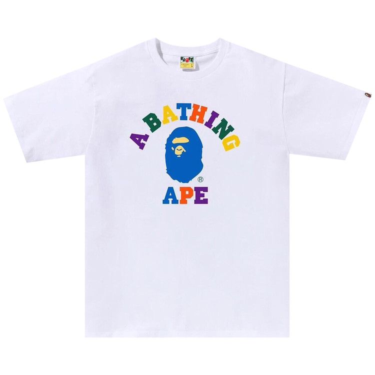 Футболка BAPE Colors College Tee, White
Футболка BAPE Colors College Tee, White