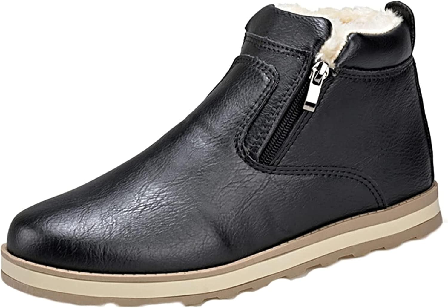 Мужские зимние высокие кожаные ботинки Yiozoi Ankle Snow, ветронепроницаемые, с двойной молнией, округлым носком, повседневные ботинки, черный
Мужские зимние высокие кожаные ботинки Yiozoi Ankle Snow, ветронепроницаемые, с двойной молнией, округлым носком, повседневные ботинки, черный