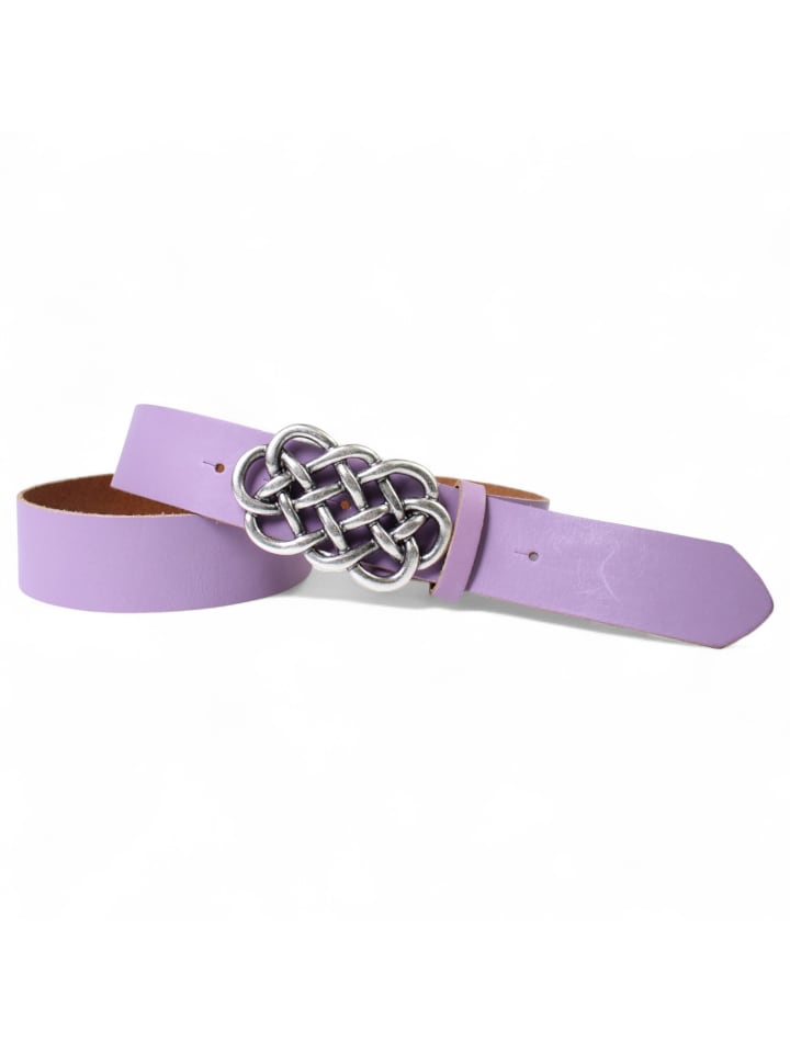 Женский ремень с кельтской пряжкой лавандового цвета FRONHOFER
Женский ремень с кельтской пряжкой лавандового цвета FRONHOFER