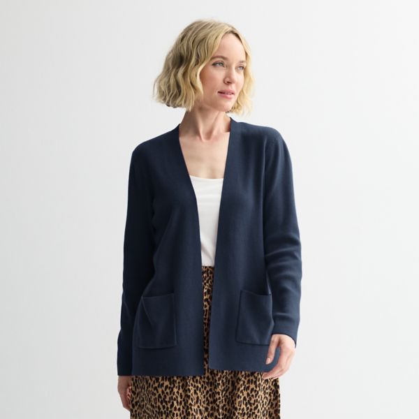 Женский гладкий кардиган с открытой передней частью Croft & Barrow, цвет nightlife blue
Женский гладкий кардиган с открытой передней частью Croft & Barrow, цвет nightlife blue