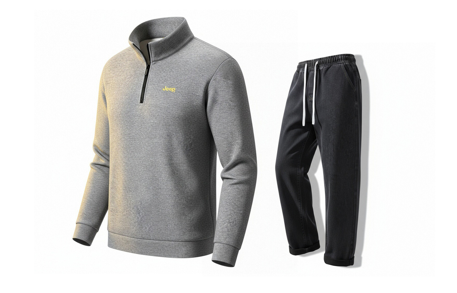 Повседневная спортивная одежда унисекс с воротником стойка, утепленная и с флисовой подкладкой Jeep, серый+черный серый fleece-lined jeans
Повседневная спортивная одежда унисекс с воротником стойка, утепленная и с флисовой подкладкой Jeep, серый+черный серый fleece-lined jeans