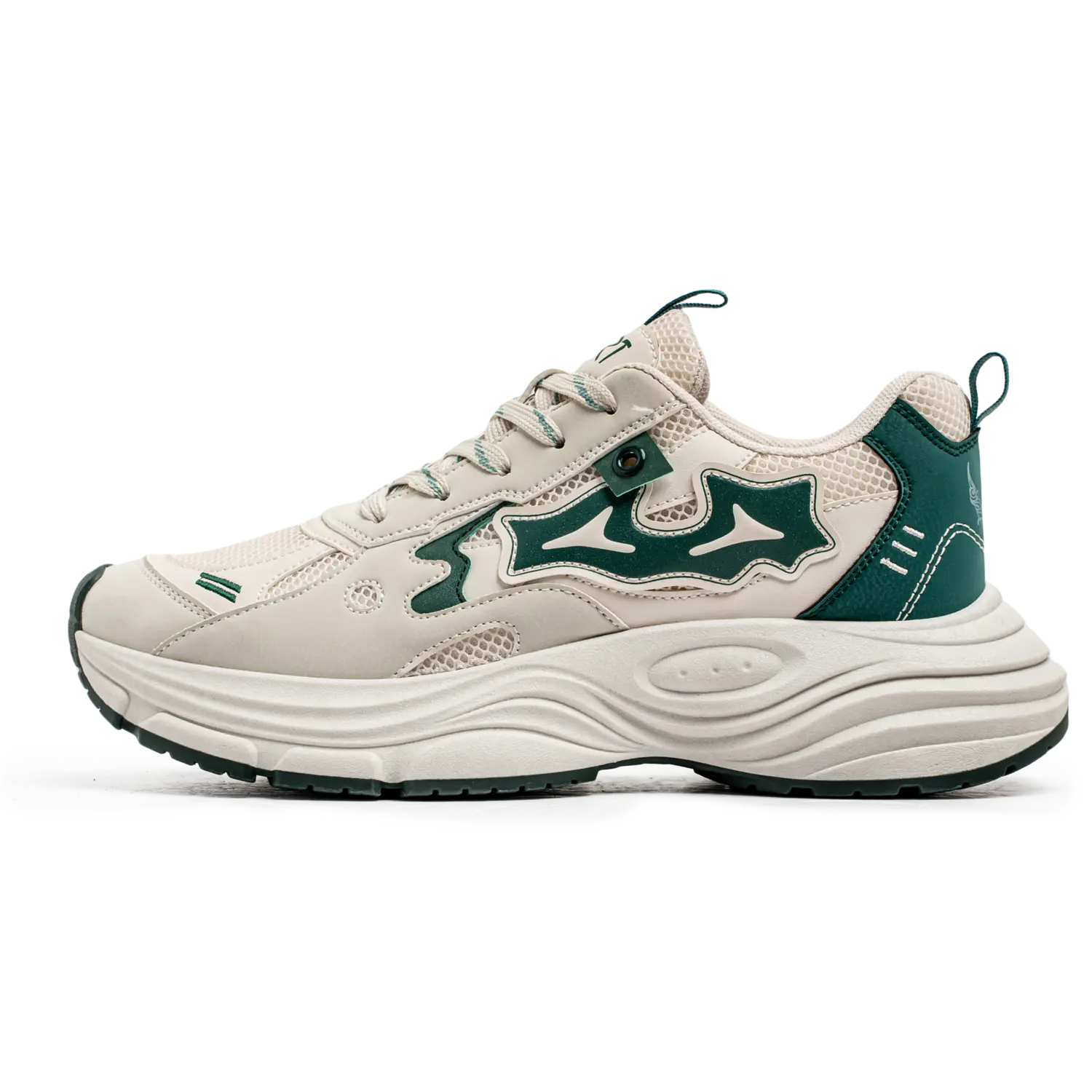 Bull charm Скользоустойчивые массивные кроссовки мужские низкие бежево-зеленые, цвет Beige Green
Bull charm Скользоустойчивые массивные кроссовки мужские низкие бежево-зеленые, цвет Beige Green