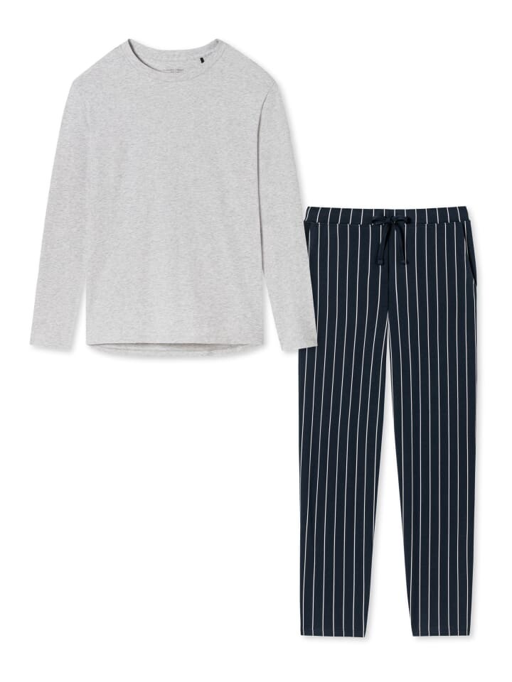 Ночное белье Schiesser, цвет blau gestreift/grau
Ночное белье Schiesser, цвет blau gestreift/grau