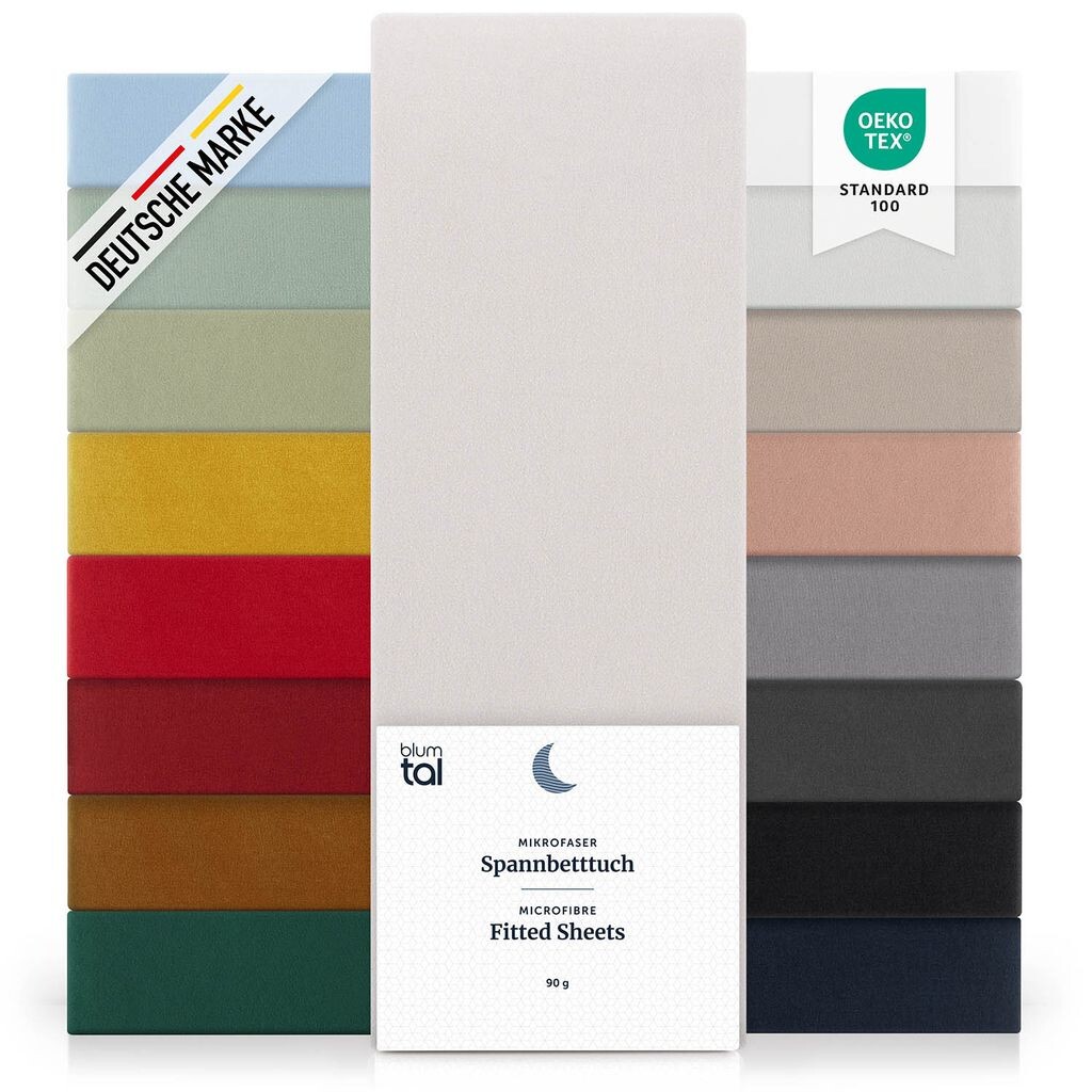 Комплект Blumtal Basics из 2 простыней из микрофибры 140x200см - простыня, высота матраса до 25см, Moonlight Grey - Серый
Комплект Blumtal Basics из 2 простыней из микрофибры 140x200см - простыня, высота матраса до 25см, Moonlight Grey - Серый