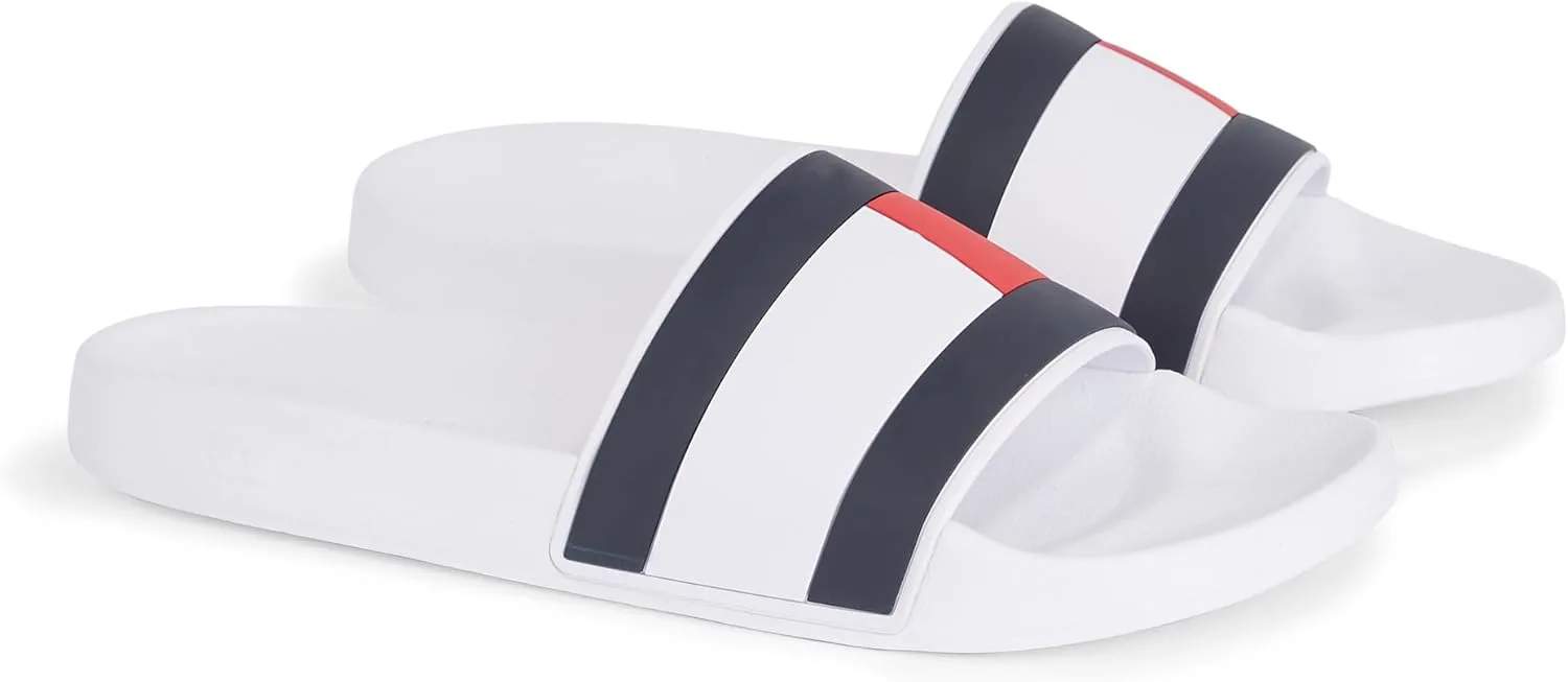 Tommy Hilfiger Men's Rubber Th Flag Pool Slide Fm0fm04236Slide, белый
Tommy Hilfiger Men's Rubber Th Flag Pool Slide Fm0fm04236Slide, белый