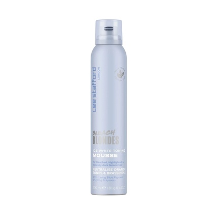 Отбеливающий мусс для волос Bleach Blondes Ice White 200 мл Lee Stafford
Отбеливающий мусс для волос Bleach Blondes Ice White 200 мл Lee Stafford