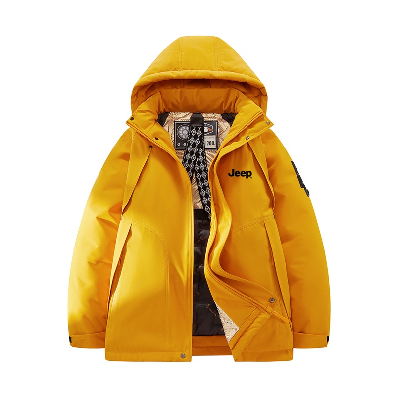 Пуховик Unisex с капюшоном и флисовой подкладкой Jeep, желтый
Пуховик Unisex с капюшоном и флисовой подкладкой Jeep, желтый