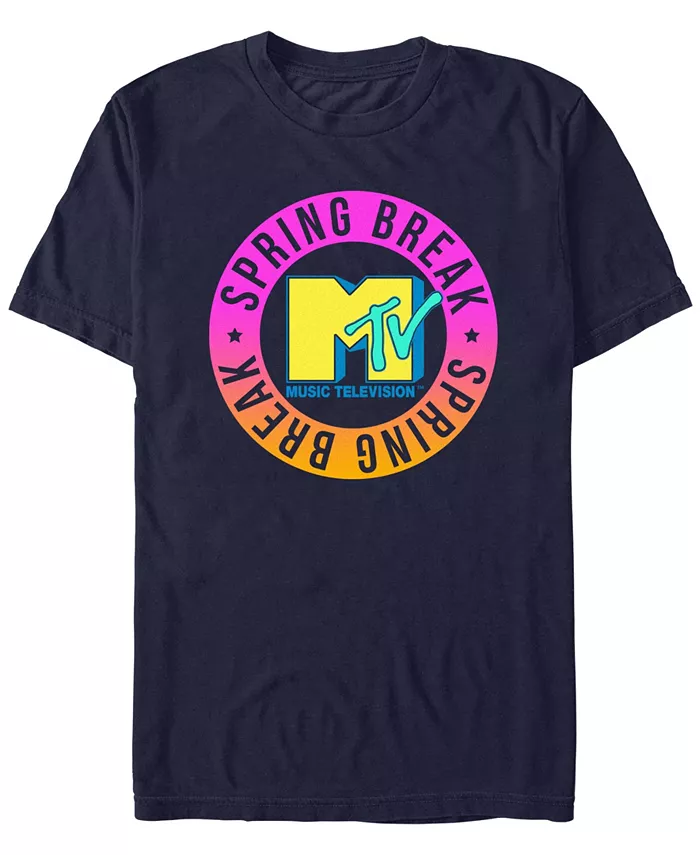 Мужская футболка с коротким рукавом MTV Spring Break Circle, синий
Мужская футболка с коротким рукавом MTV Spring Break Circle, синий