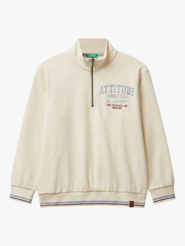 Детская толстовка с молнией Benetton, Cream
Детская толстовка с молнией Benetton, Cream