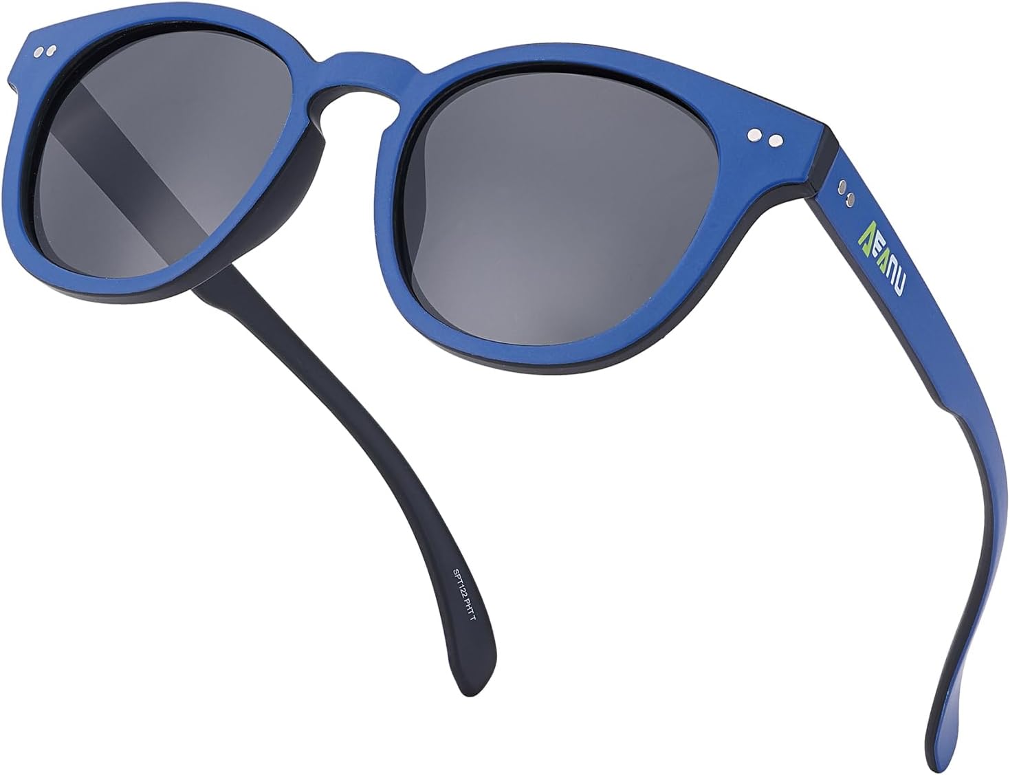 Поляризованные солнцезащитные очки для подростков – линзы UV400 с цветным зеркальным покрытием, матовая круглая оправа, для маленьких лиц – для велоспорта и активного отдыха AEANU, Blue Frame/Grey Lens
Поляризованные солнцезащитные очки для подростков – линзы UV400 с цветным зеркальным покрытием, матовая круглая оправа, для маленьких лиц – для велоспорта и активного отдыха AEANU, Blue Frame/Grey Lens
