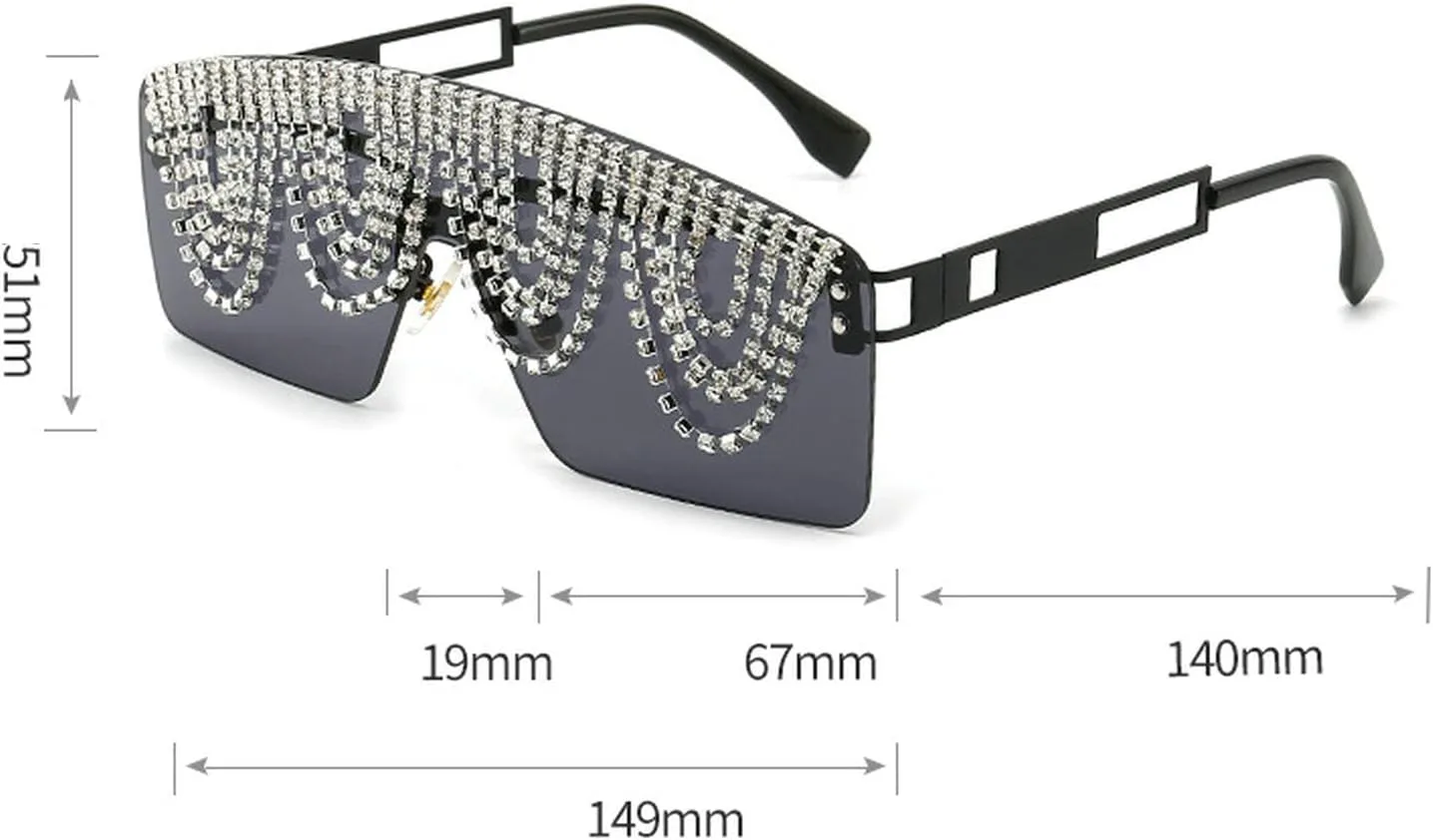 Солнцезащитные очки COTIA с большими очками и стразами, женские, с кисточками, кристаллами и бриллиантами, в стиле ретро-панк, квадратной формы, для защиты глаз, Blue
Солнцезащитные очки COTIA с большими очками и стразами, женские, с кисточками, кристаллами и бриллиантами, в стиле ретро-панк, квадратной формы, для защиты глаз, Blue