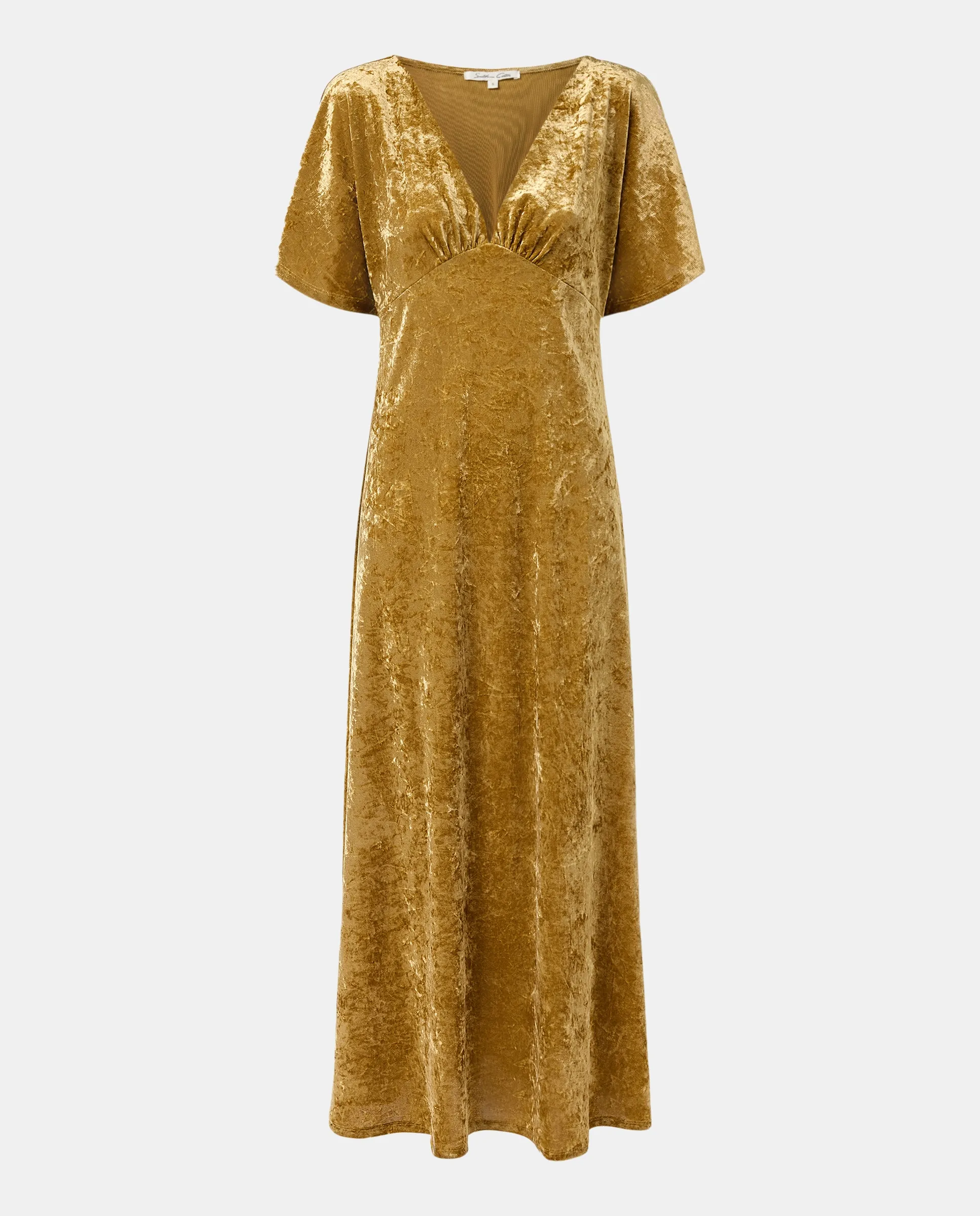 Гладкое бархатное платье Southern Cotton, горчичный
Гладкое бархатное платье Southern Cotton, горчичный