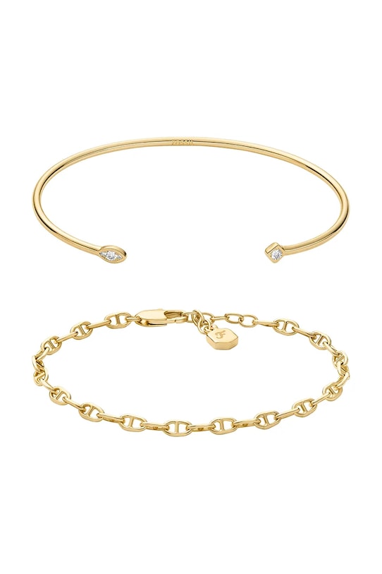 2 браслета в упаковке Fossil, золотой
2 браслета в упаковке Fossil, золотой