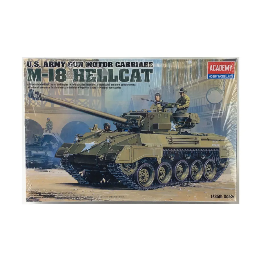 М-18 Хеллкэт, WWII Model Kit (1:35) (Academy Hobby)
М-18 Хеллкэт, WWII Model Kit (1:35) (Academy Hobby)