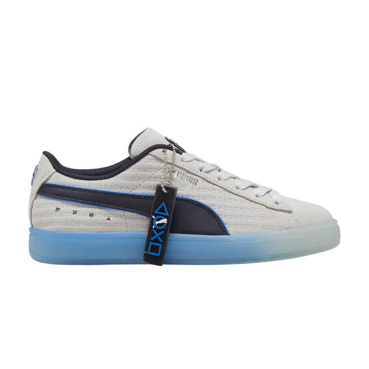 Кроссовки Puma PlayStation x Suede Big Kid, серый 
Кроссовки Puma PlayStation x Suede Big Kid, серый